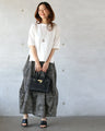 Unique puffy deformed cocoon skirt
