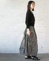 Unique puffy deformed cocoon skirt
