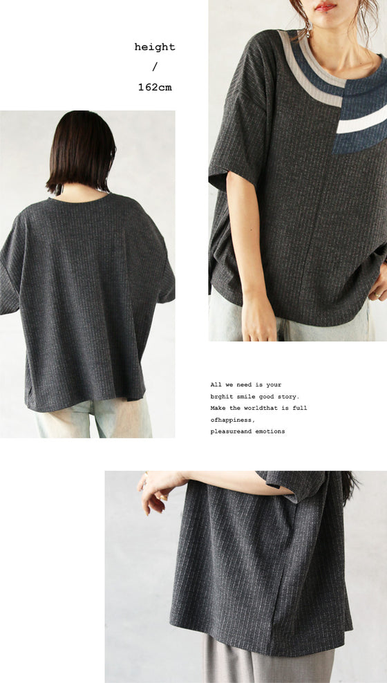 An unbalanced and stylish top