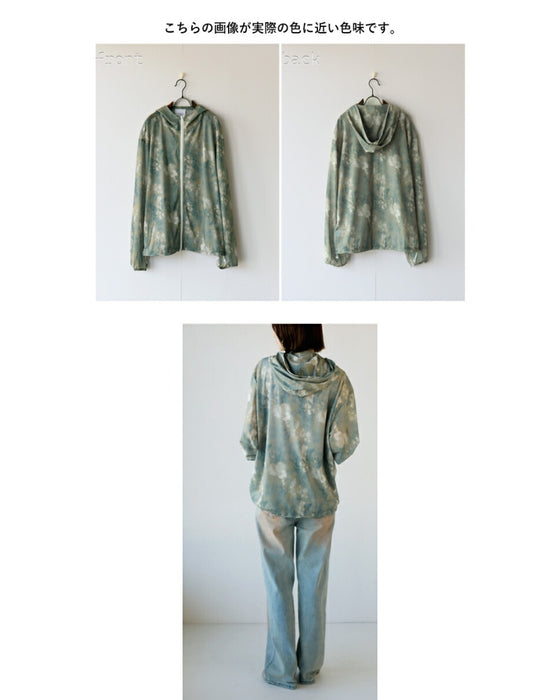 染シアー クール メッシュ パーカー