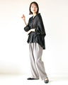 Satin Flower Tops with a striking floral pattern