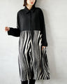 An art pattern shirt dress that can be worn as a dress or as a cover-up