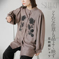 Floral embroidered shirt tops that make every move look classy