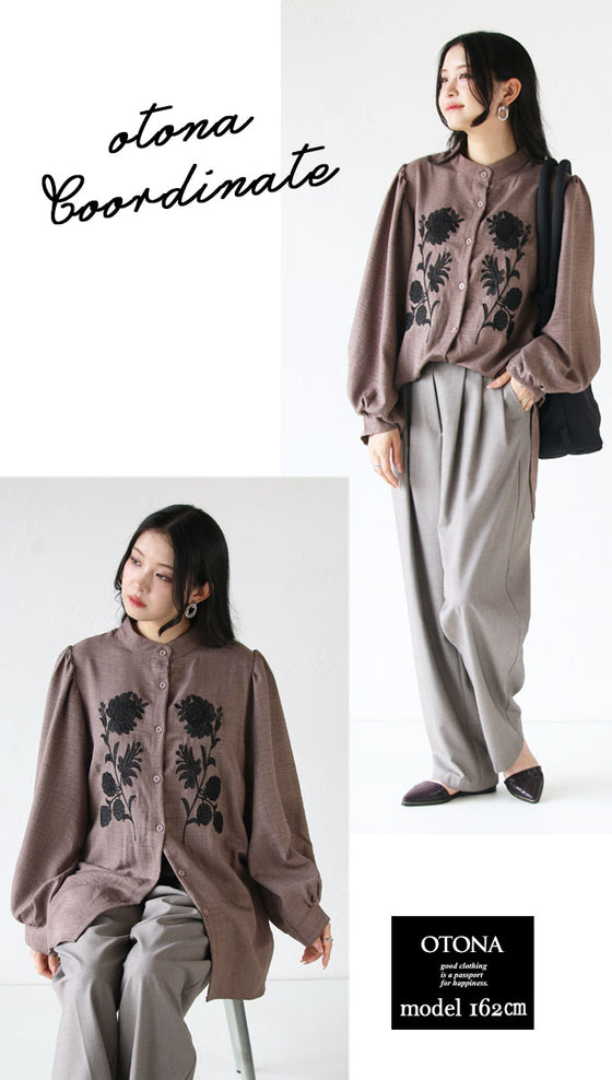Floral embroidered shirt tops that make every move look classy