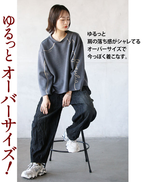 大人のロゴトップス