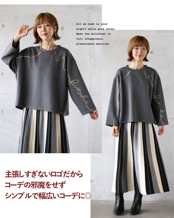 大人のロゴトップス