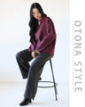 Simple yet luxurious. A versatile suede top