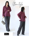 Simple yet luxurious. A versatile suede top