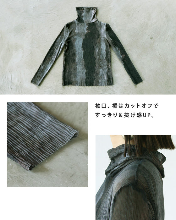 Mixed color sheer top with this texture