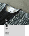 It's like wearing a layered outfit in one piece. A stylish and comfortable dress.