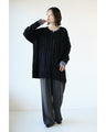 Loose knit top with a mature feel