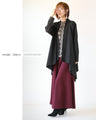 A versatile black haori cardigan that can be worn for both special occasions and daily wear