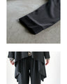 A versatile black haori cardigan that can be worn for both special occasions and daily wear