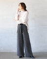 Classic striped knit pants