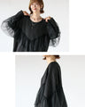 A tulle top that's not too voluminous and will make your heart flutter with adults.