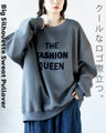 Cool logo stands out. Sweat top
