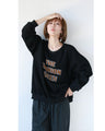 Cool logo stands out. Sweat top