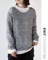 Just the right amount of casualness. A see-through knit for adults.