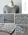 Just the right amount of casualness. A see-through knit for adults.