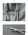 Cool and mature zip hoodie top