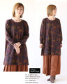 Floral knit tunic