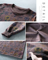 Floral knit tunic