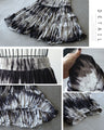 A cool, flowing tiered skirt