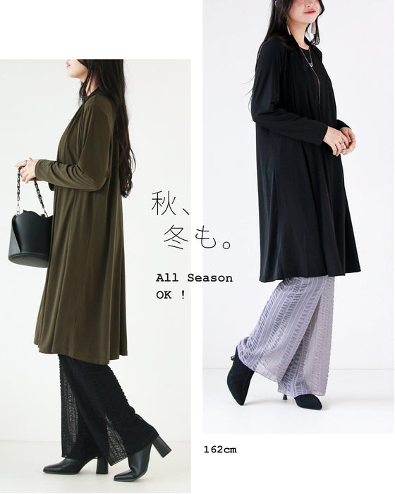 A must-have all year round: sheer flare pants