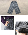 Stylish and stylish floral knit flare pants for adults