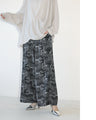 Stylish and stylish floral knit flare pants for adults