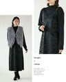A faux leather jumper skirt with a texture that will charm adults