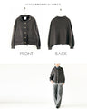 Stand-up collar with gold buttons for a comfortable fit