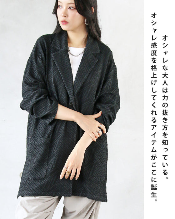 お洒落感度を高める個性柄ジャケット