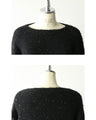 I love fluffy sparkly knit tops