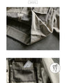 Brown beige denim jacket for adults