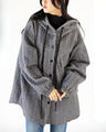 A big silhouette quilted parka with 3D leaf design for a stylish look