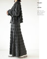 A beautiful wavy knit set [set]
