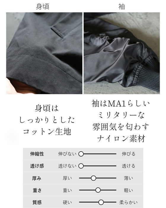 テーラード×MA1ミックスが叶える OTONA新スタイル2wayアウター