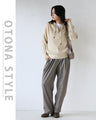 イマドキHALF ZIP ニットパーカートップス