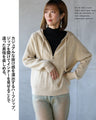 イマドキHALF ZIP ニットパーカートップス