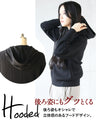 イマドキHALF ZIP ニットパーカートップス