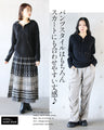 イマドキHALF ZIP ニットパーカートップス