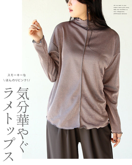 華やかな煌めきシアートップス