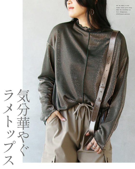 華やかな煌めきシアートップス
