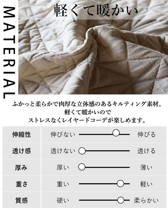 いつものコーデにちょい足し出来るVESTがベスト!キルティングベスト