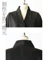 A soft, relaxed-fitting faux suede coat
