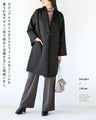A soft, relaxed-fitting faux suede coat