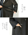A soft, relaxed-fitting faux suede coat