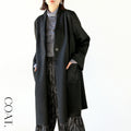 A soft, relaxed-fitting faux suede coat