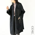 A soft, relaxed-fitting faux suede coat